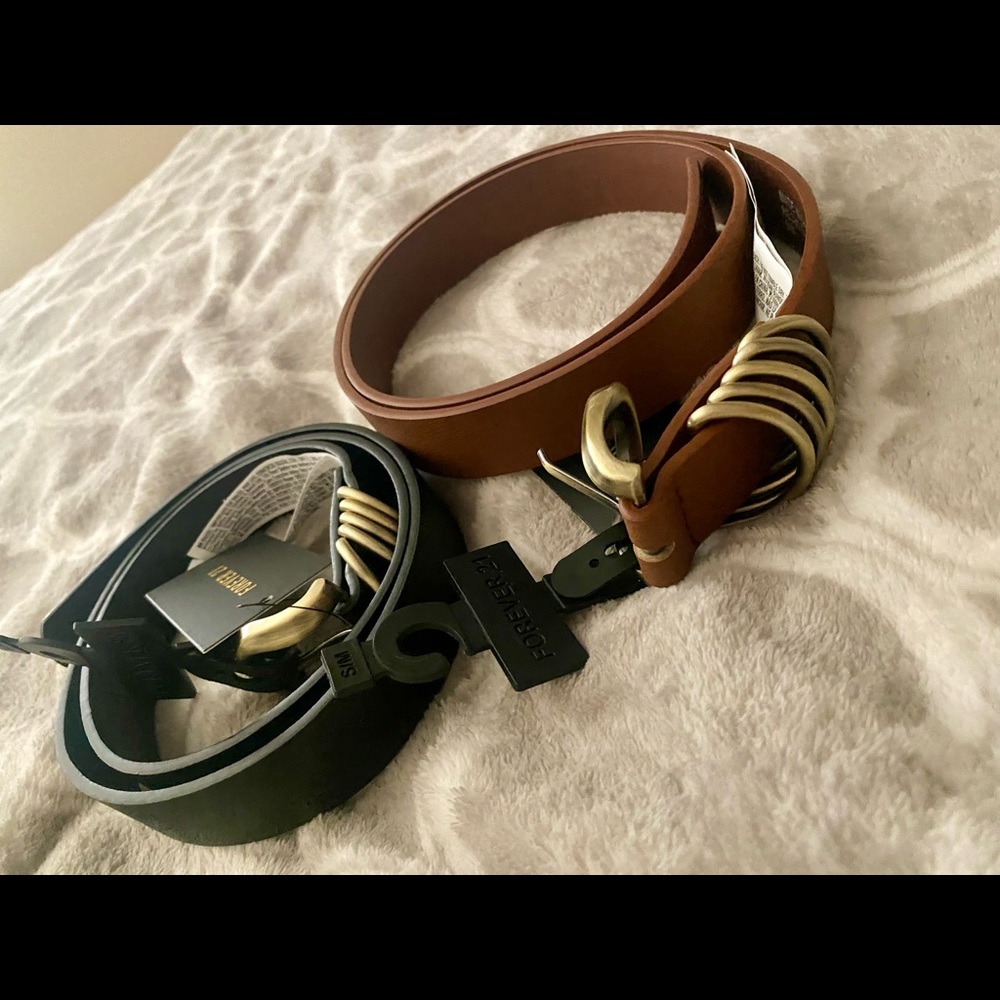 Belts! (Black & brown)
